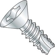 KANEBRIDGE #8 x 5/8 Phillips Flat Thread Cutting Screw Type 25 Fully Threaded Zinc Bake - Pkg of 10000 08105PF